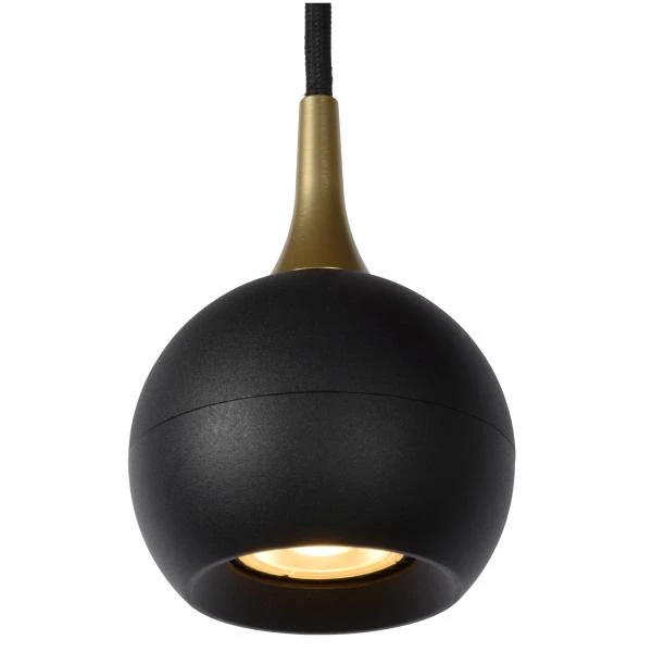 Lucide FAVORI - Suspension - Ø 9 cm - 1xGU10 - Noir - détail 1